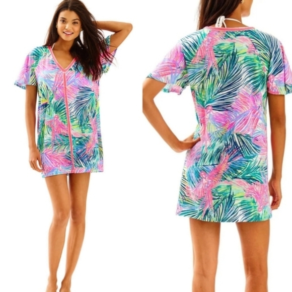 Lilly Pulitzer Other - Lilly Pulitzer Bonita Swim Cover-Up Dress Cotton Size XS
